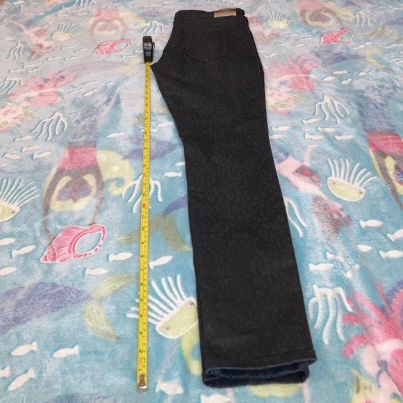🐆 NWOT Roberto Cavalli Black Leopard Coated Jeans​ - Picture 15 of 16
